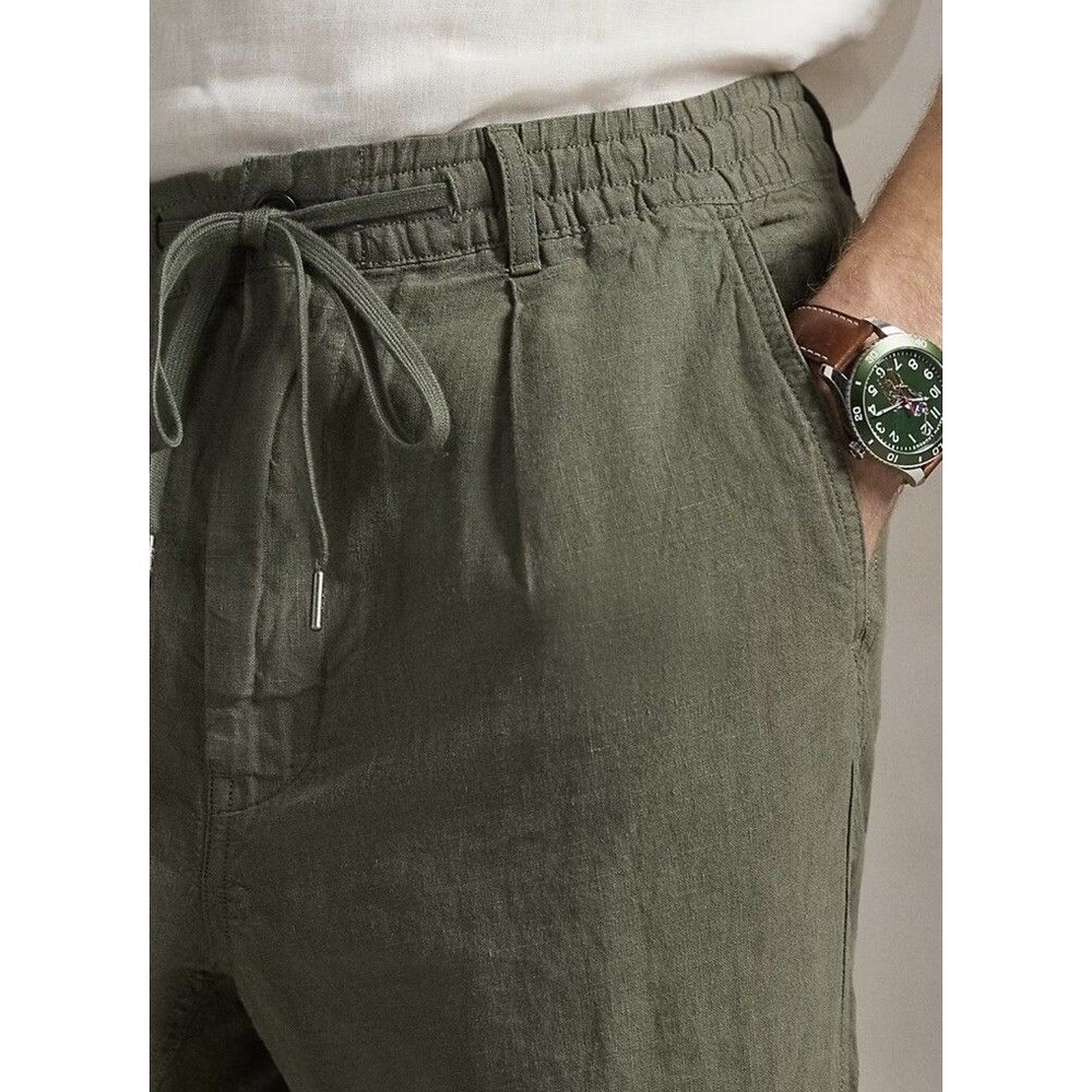 Polo Ralph Lauren Lateef Slim Tapered Fit Linen Pants Sz: XXL - Picture 3 of 10